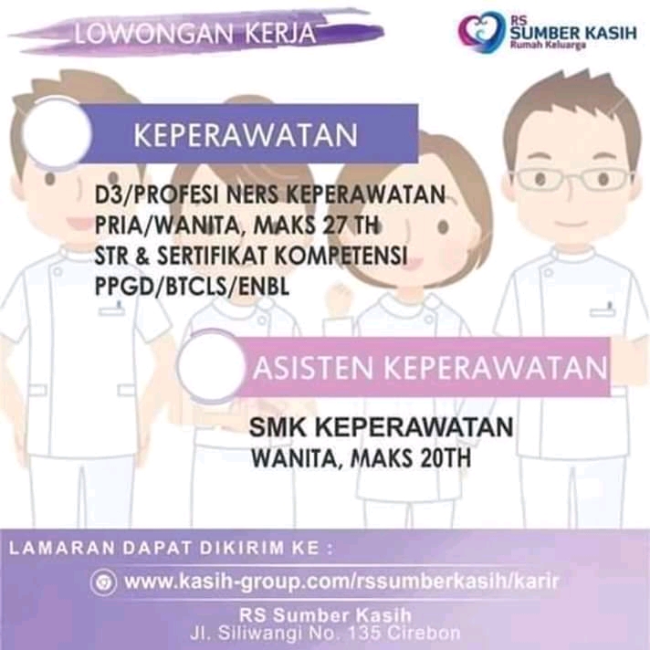 Lowongan Kerja RS Sumber Kasih Cirebon November 2018.